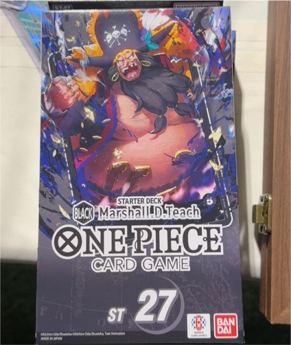 One Piece Card Game Starter Deck ST-27 Marshall D. Teach — front