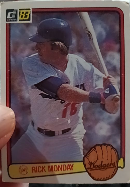 1983 Donruss #643 Rick Monday — front