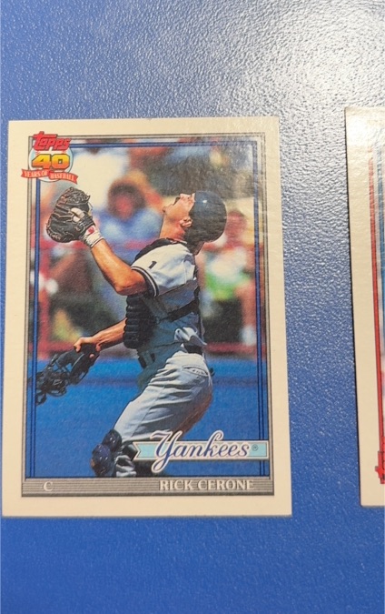 1991 Topps #237 Rick Cerone — front