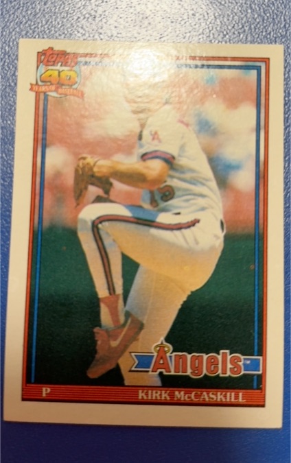 1991 Topps #532 Kirk McCaskill — front