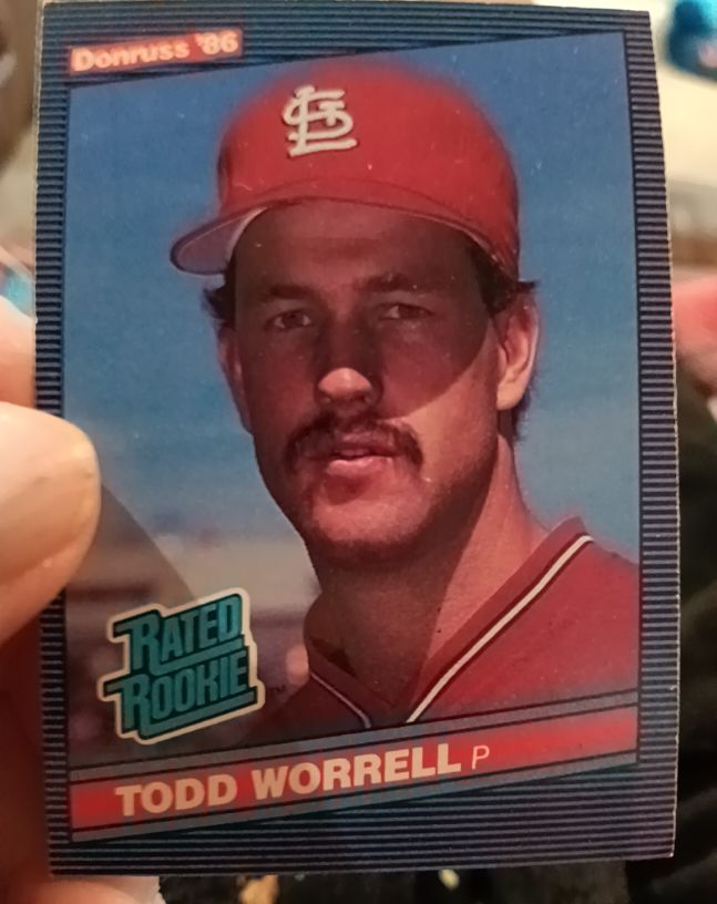 1986 Donruss #43 Todd Worrell — front