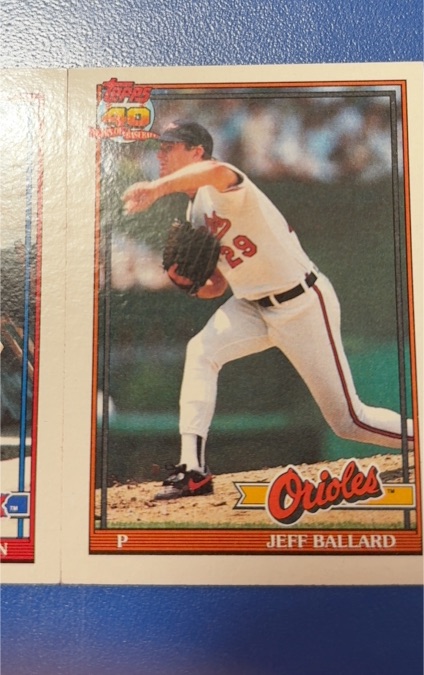 1991 Topps #546 Jeff Ballard — front