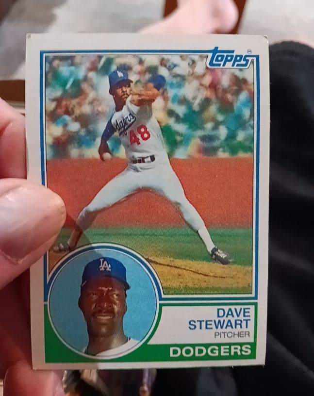 1983 Topps #532 Dave Stewart — front