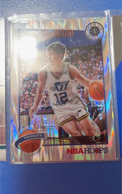 2019-20 Panini Hoops Premium Stock #292 John Stockton — front