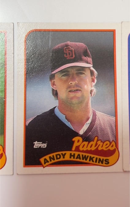 1989 Topps #533 Andy Hawkins — front