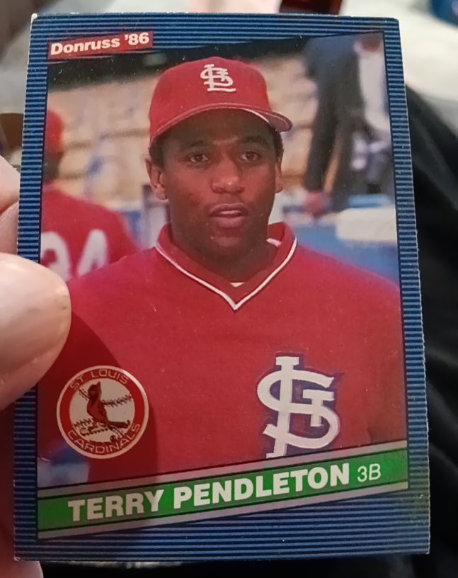 1986 Donruss #205 Terry Pendleton — front