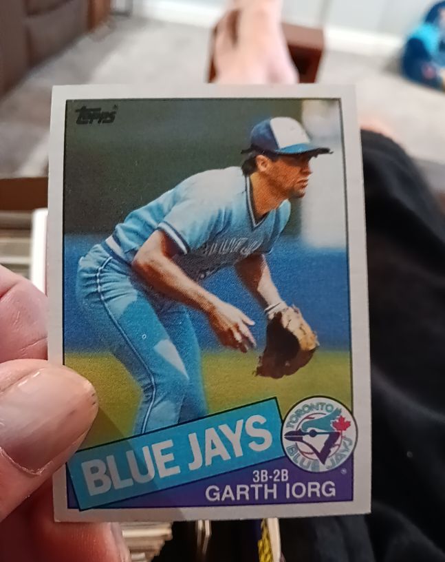 1985 Topps #168 Garth Iorg — front