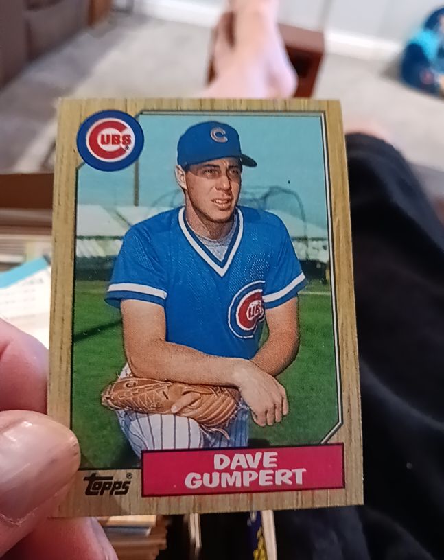 1987 Topps #487 Dave Gumpert — front