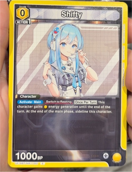 Goddess of Victory: Nikke UE14BT/NIK-1-001 Shifty — front