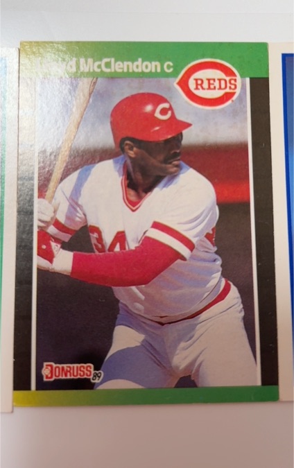 1989 Donruss #595 Lloyd McClendon — front
