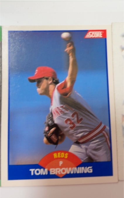 1989 Score #554 Tom Browning — front