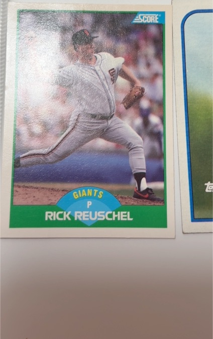 1989 Score #5 Rick Reuschel San Francisco Giants — front