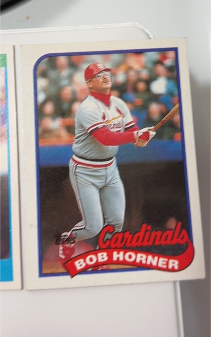 1989 Topps #510 Bob Horner — front