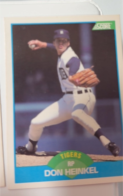 1989 Score #168 Don Heinkel — front