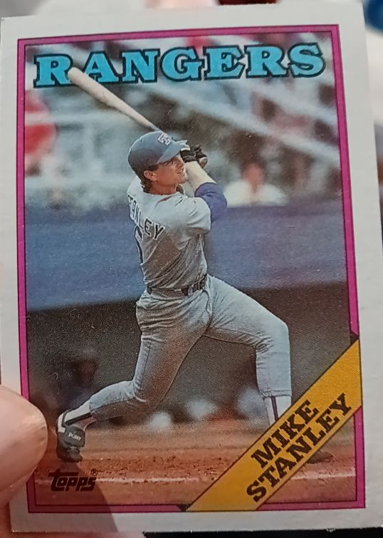1988 Topps #219 Mike Stanley — front