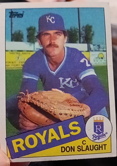 1985 Topps #542 Don Slaught — front