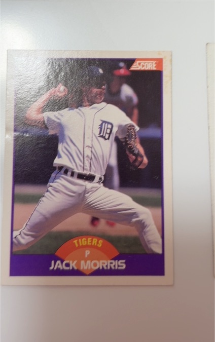 1989 Score #250 Jack Morris — front
