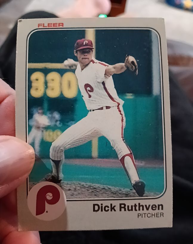1983 Fleer #172 Dick Ruthven — front