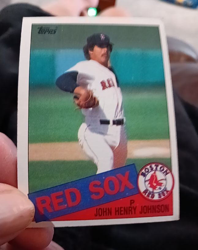 1985 Topps #734 John Henry Johnson — front