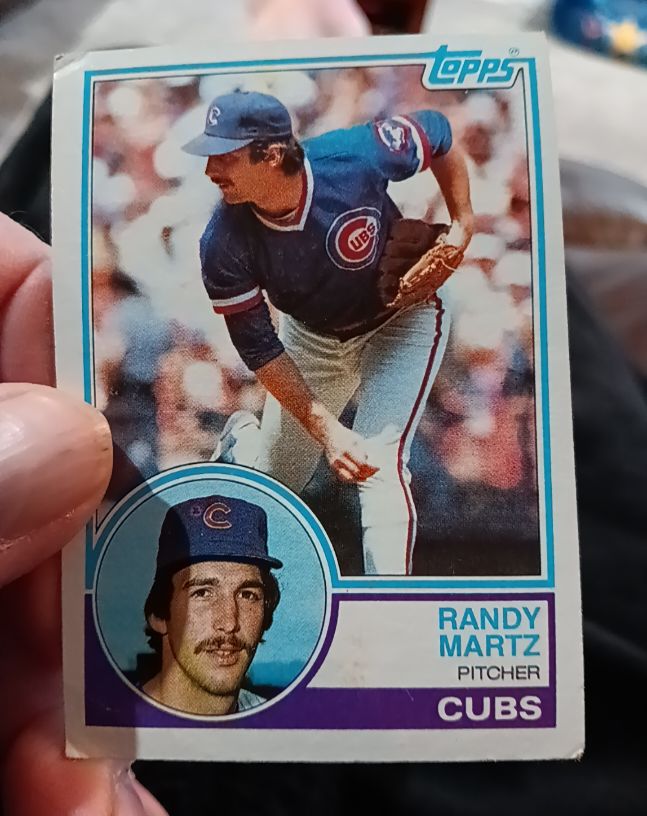 1983 Topps #22 Randy Martz — front