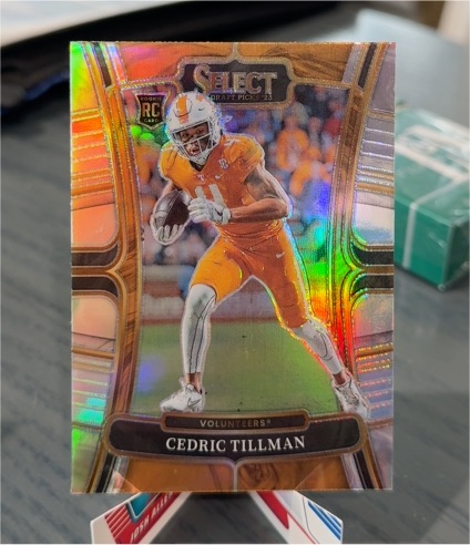 2023 Panini Select Draft Picks #21 Cedric Tillman — front