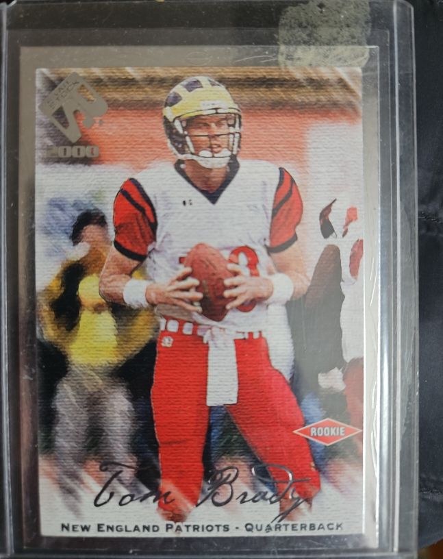 2000 Pacific Private Stock #128 Tom Brady — front