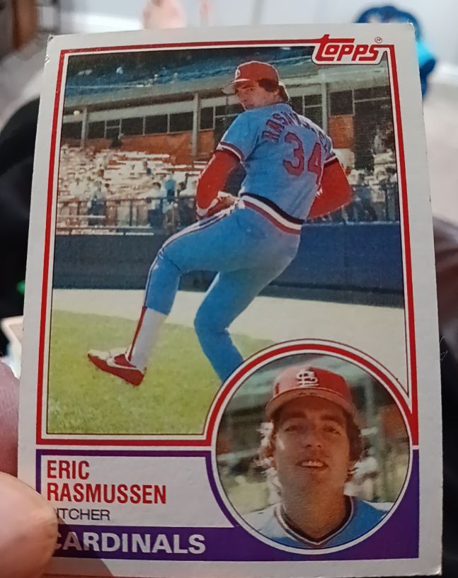 1983 Topps #594 Eric Rasmussen — front