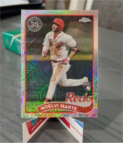 2024 Topps Chrome 35th Anniversary #T89C-75 Noelvi Marte — front