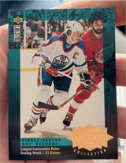 1995-96 Upper Deck Collector's Choice Gretzky Collection #G5 Wayne Gretzky — front