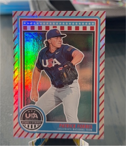 2025 Panini Stars and Stripes Patrick Forbes Collegiate National Team — front