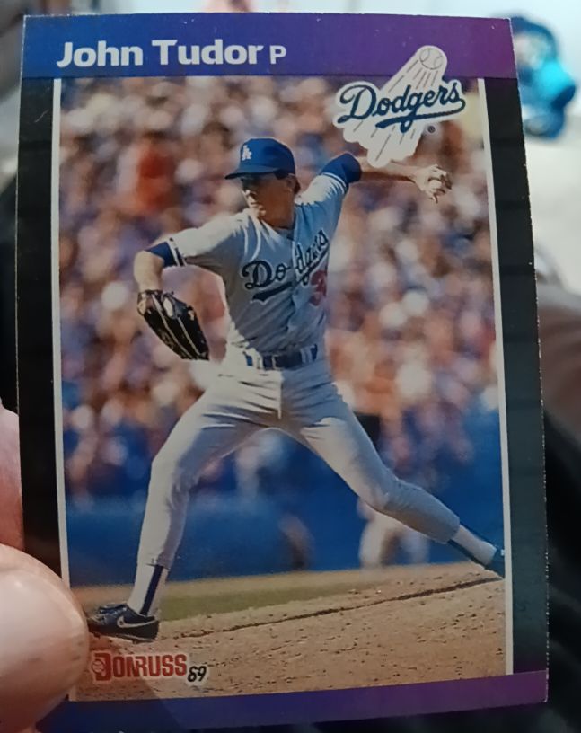 1989 Donruss #195 John Tudor — front
