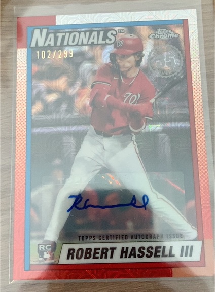 2025 Topps Update Chrome #U90C-28 Robert Hassell III — front