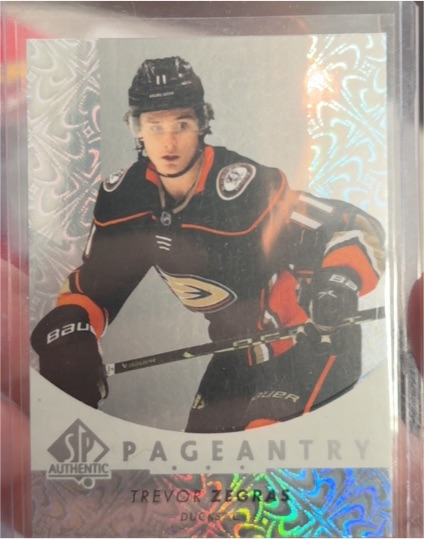 2022-23 Upper Deck SP Authentic #P-46 Trevor Zegras Pageantry — front