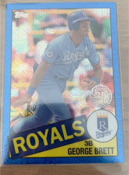 2020 Topps Series 2 Silver Pack 1985 Topps Chrome #85TC-21 George Brett — front