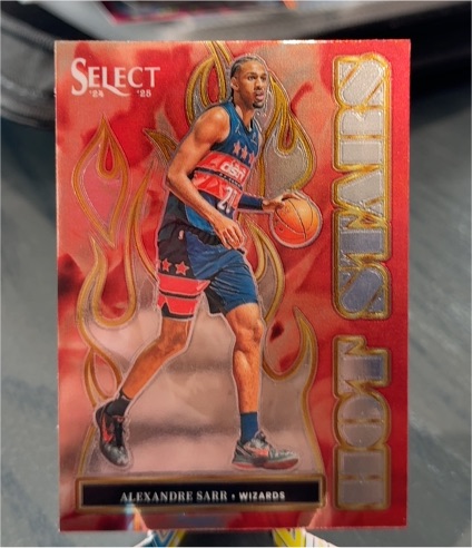 2024-25 Panini Select #10 Alexandre Sarr Hot Stars — front
