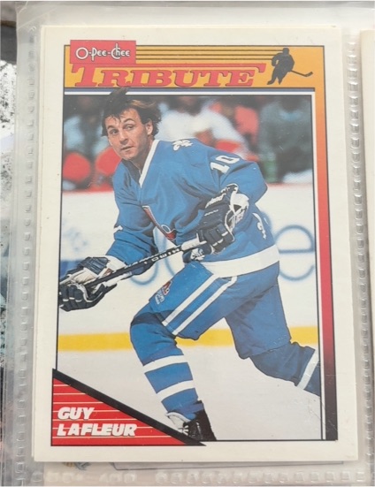 1991-92 O-Pee-Chee Tribute #3 Guy Lafleur — front