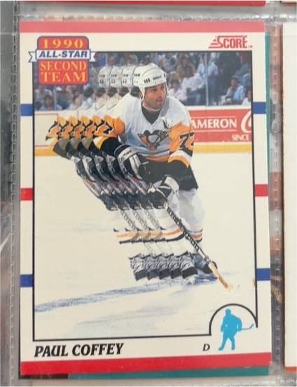 1990-91 Score #319 Paul Coffey — front