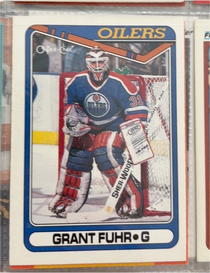 1990-91 O-Pee-Chee #321 Grant Fuhr — front