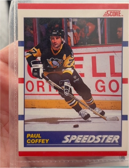 1990-91 Score #332 Paul Coffey — front