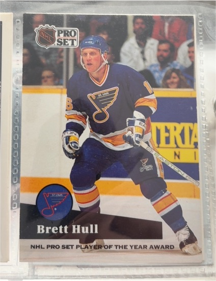 1991-92 Pro Set #326 Brett Hull — front