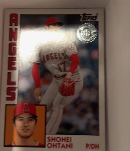 2019 Topps Update #84-25 Shohei Ohtani — front