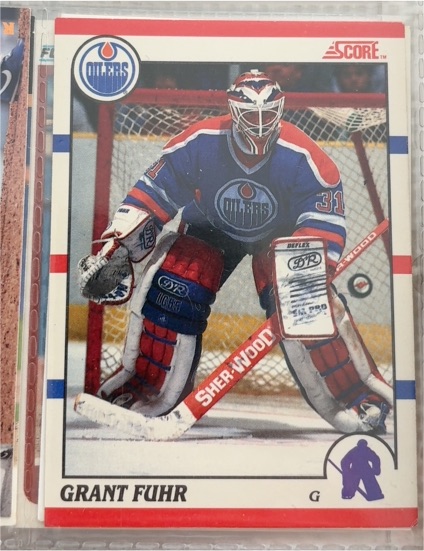 1990-91 Score #275 Grant Fuhr — front