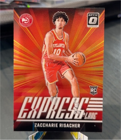 2024-25 Panini Donruss Optic Express Lane #23 Zaccharie Risacher — front