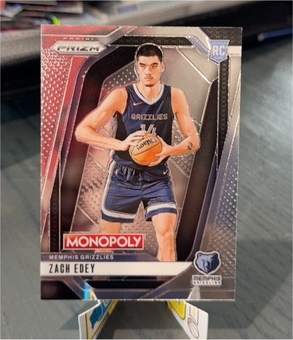 2024-25 Panini Prizm Monopoly #24 Zach Edey — front