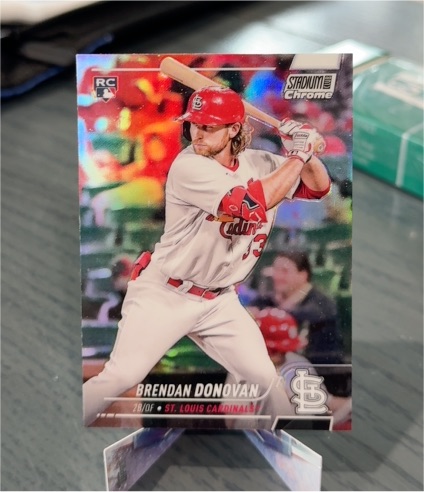 2022 Topps Stadium Club Chrome #379 Brendan Donovan Rookie RC St. Louis Cardinals — front
