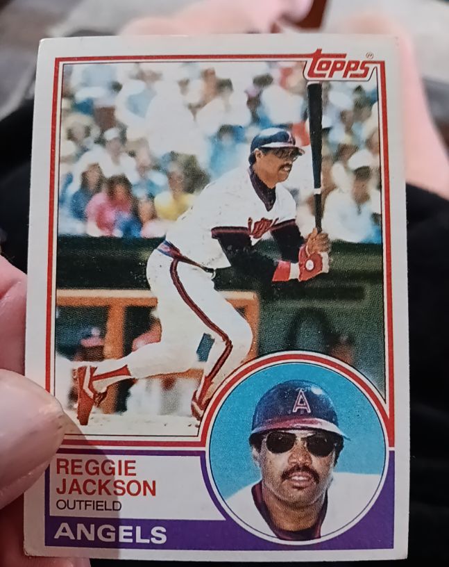 1983 Topps #500 Reggie Jackson — front