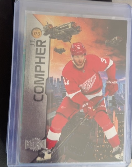2023-24 SkyBox Metal Universe #076 J.T. Compher — front