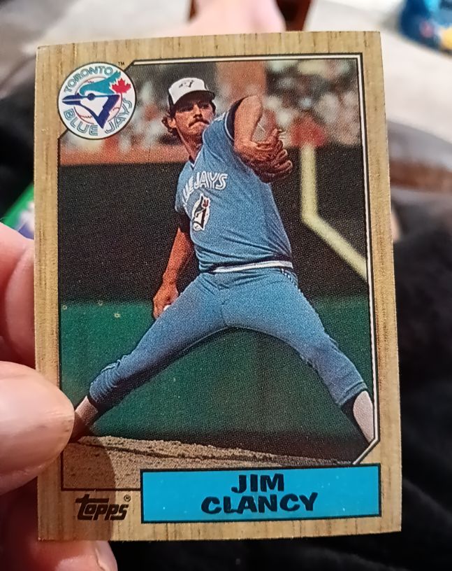 1987 Topps #122 Jim Clancy — front