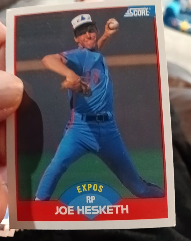 1989 Score #498 Joe Hesketh — front