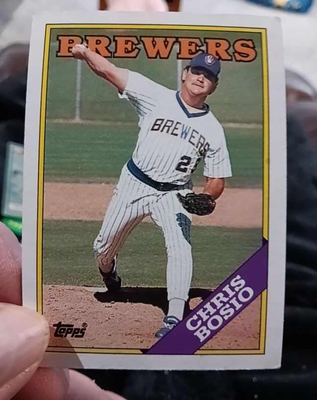 1988 Topps #137 Chris Bosio Milwaukee Brewers — front